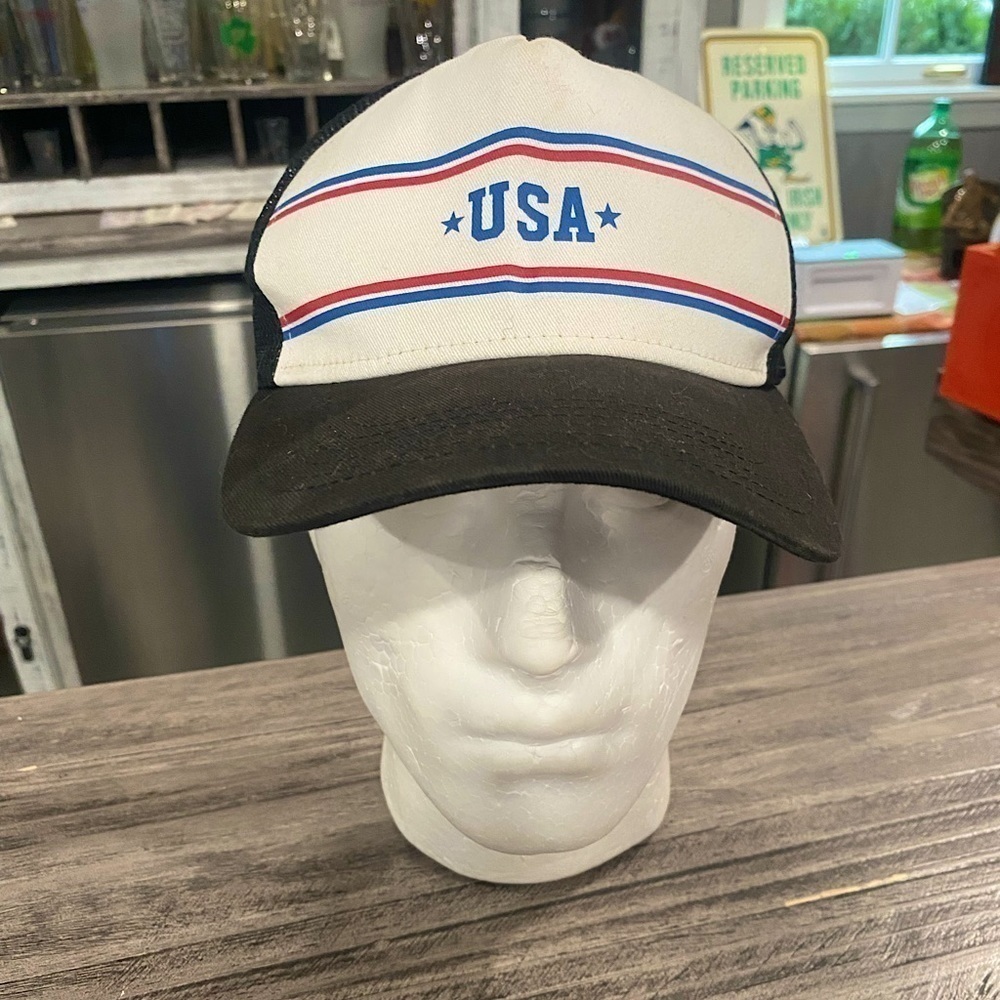 Vintage Trucker USA Printed Hat